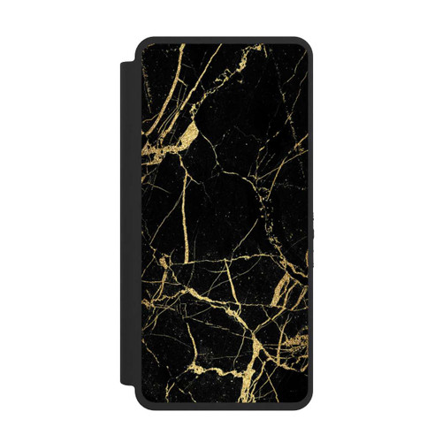 Samsung Galaxy S26 Ultra NIVOflip Schwarzgoldener Marmor-Look