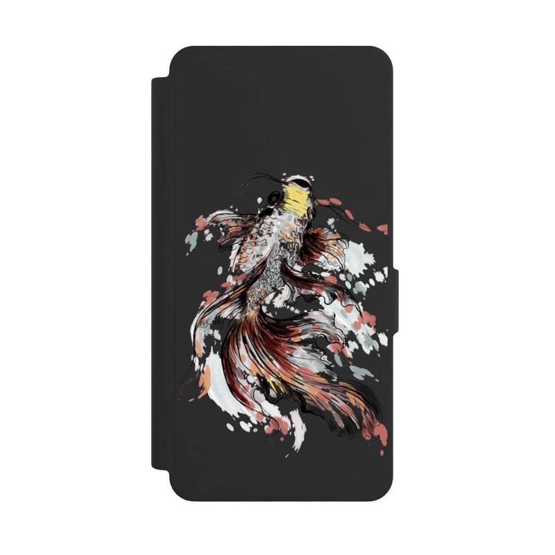Galaxy S26 Ultra NIVOflip Koi (Watercolor) transparent