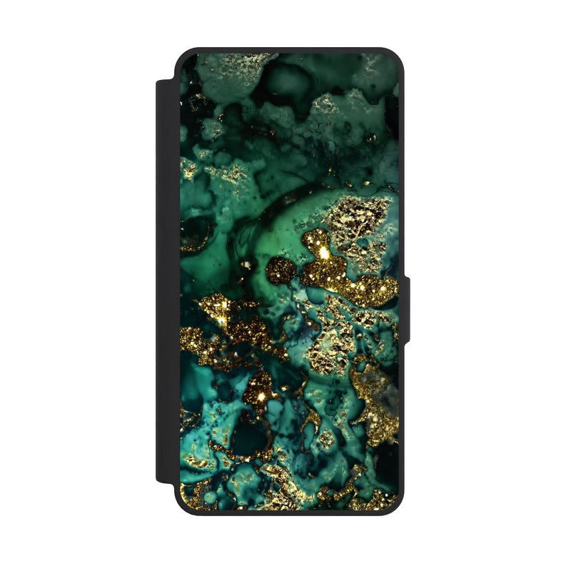 Galaxy S26 Ultra NIVOflip Cyan Glitzer Marmorlook
