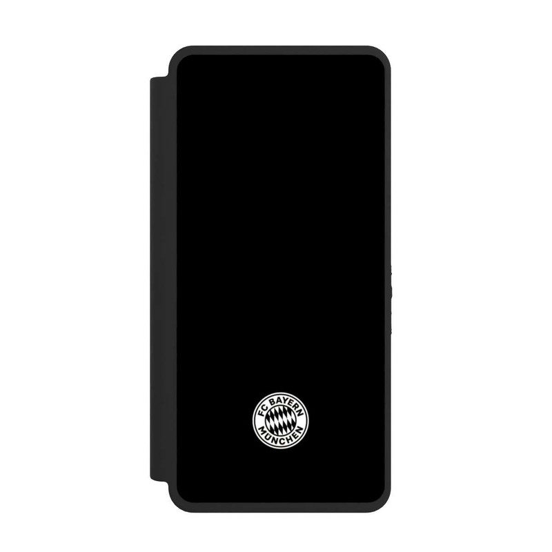 Galaxy S26 Ultra NIVOflip Klassisches FCB Logo Klein - Weiß auf Schwarz