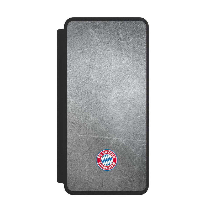 Galaxy S26 Ultra NIVOflip Klassisches FCB Logo Klein - Bunt auf Metalllook