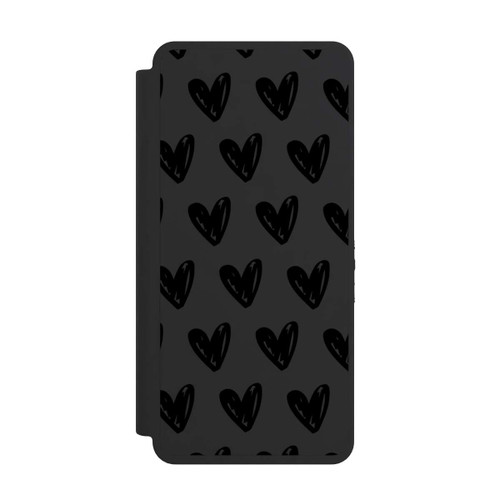 Samsung Galaxy S26 Ultra NIVOflip Herzen Schwarz ohne Hintergrund