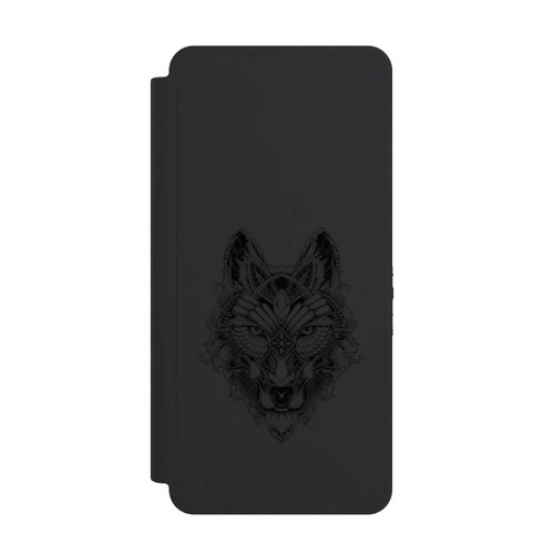 Samsung Galaxy S26 Ultra NIVOflip Wolf Mandala ohne Hintergrund