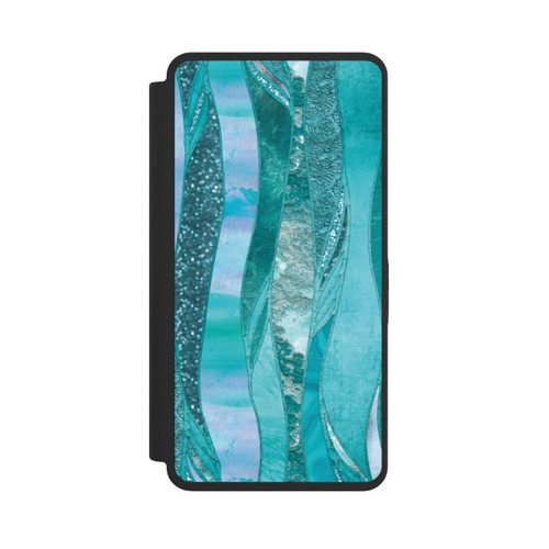 Samsung Galaxy S26 Ultra NIVOflip Blue Glamour Glitter Look