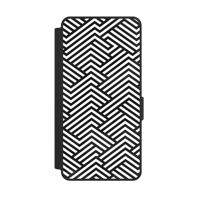 Galaxy S26 Ultra NIVOflip Schwarz und Weiß ZigZag