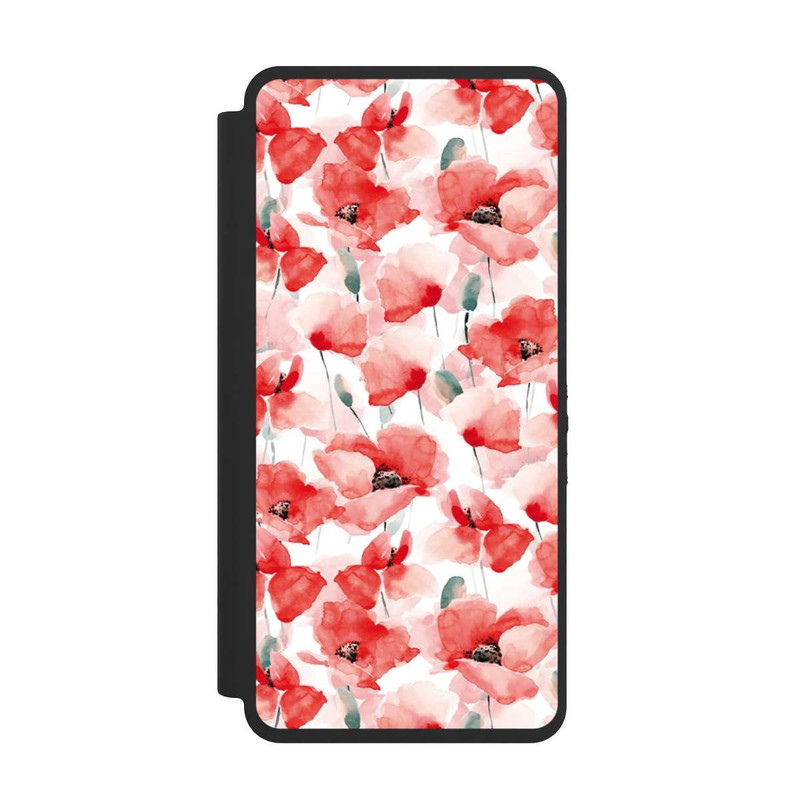Galaxy S26 Ultra NIVOflip Mohnblumen Muster