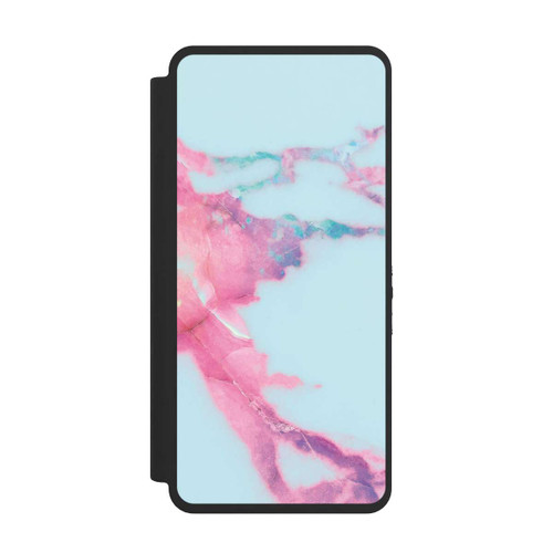 Samsung Galaxy S26 Ultra NIVOflip Hellblauer schillernder Adermarmor