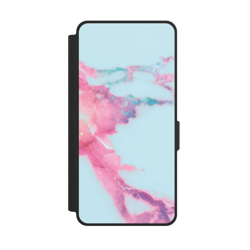 Galaxy S26 Ultra NIVOflip Hellblauer schillernder Adermarmor