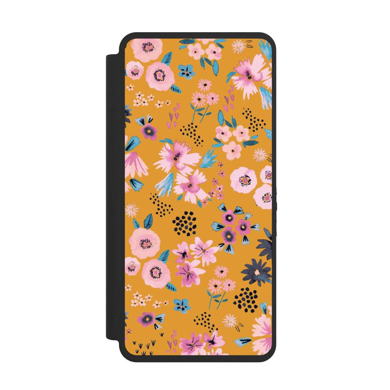 Galaxy S26 Ultra NIVOflip Kleine Blumen senfgelb