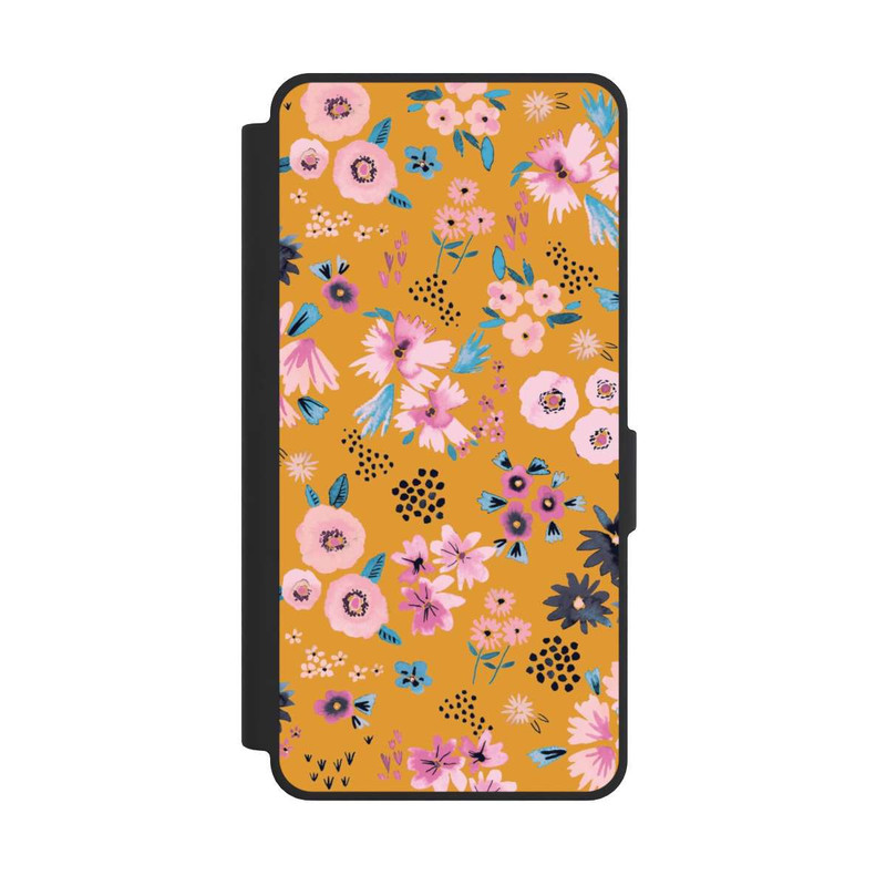 Galaxy S26 Ultra NIVOflip Petites Fleurs Jaune Moutarde