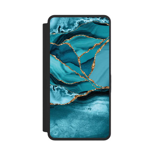 Samsung Galaxy S26 Ultra NIVOflip Ice Blue Marble Landscape