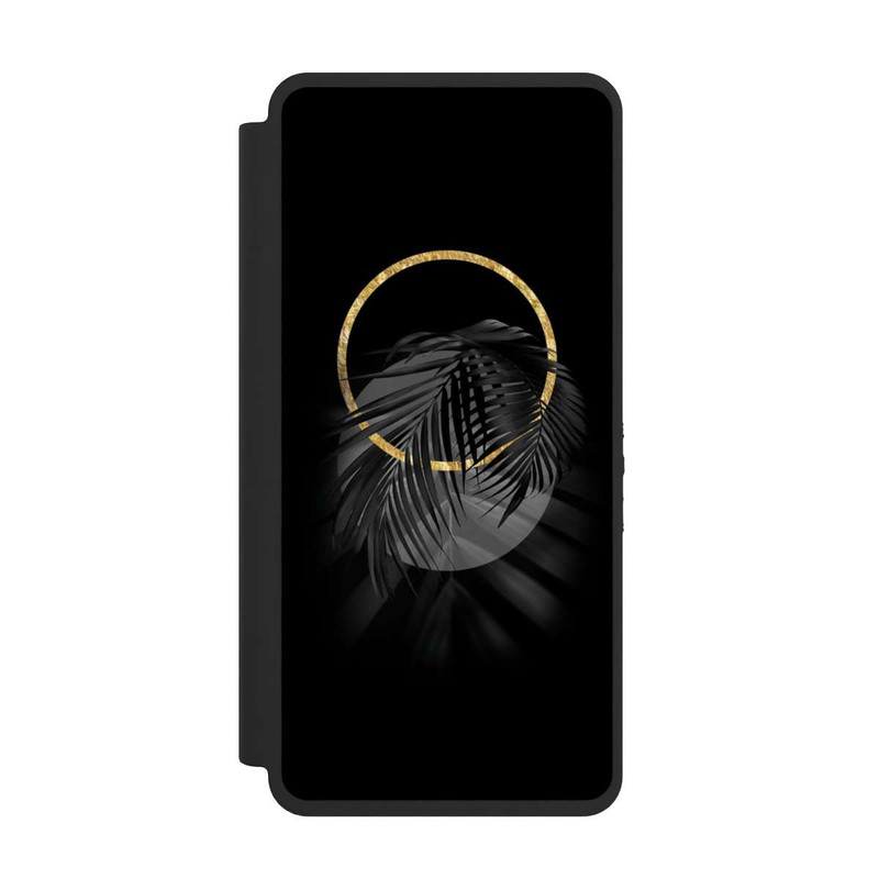 Galaxy S26 Ultra NIVOflip tropische Blätter schwarz