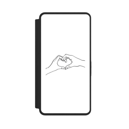 Samsung Galaxy S26 Ultra NIVOflip Love Hands Line Art