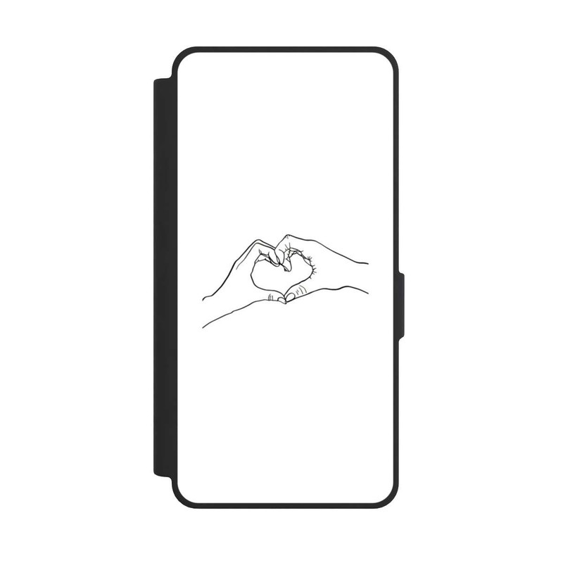 Galaxy S26 Ultra NIVOflip Line Art mains d'amour