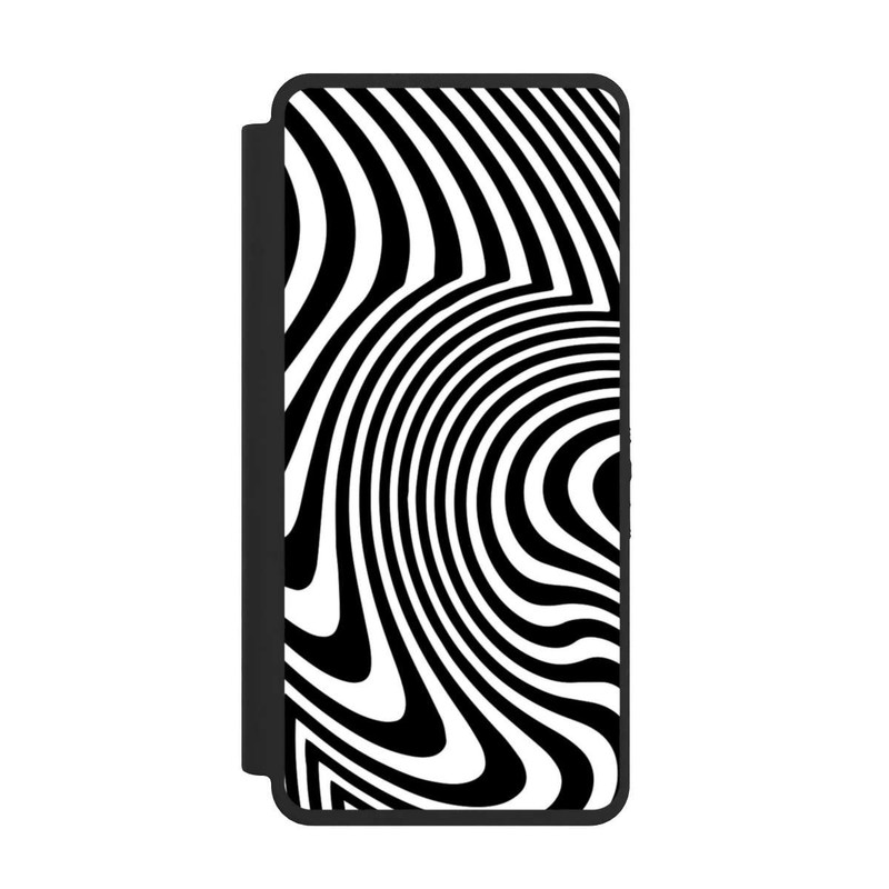 Galaxy S26 Ultra NIVOflip schwarz-weiße Wellen