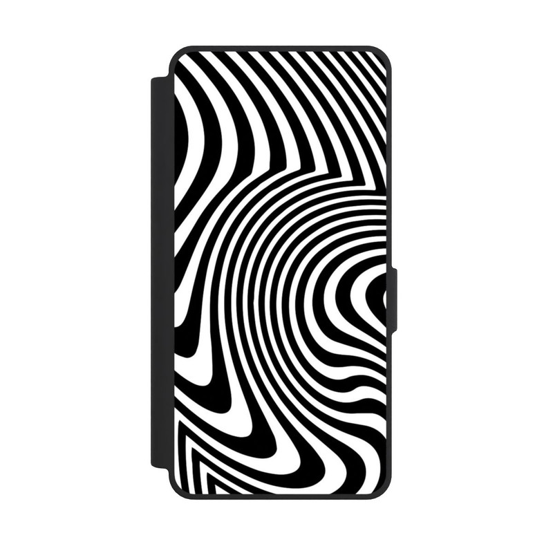 Galaxy S26 Ultra NIVOflip schwarz-weiße Wellen