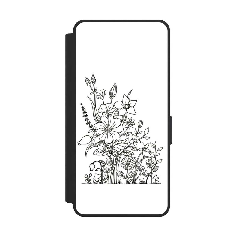 Galaxy S26 Ultra NIVOflip Flowers Line Art