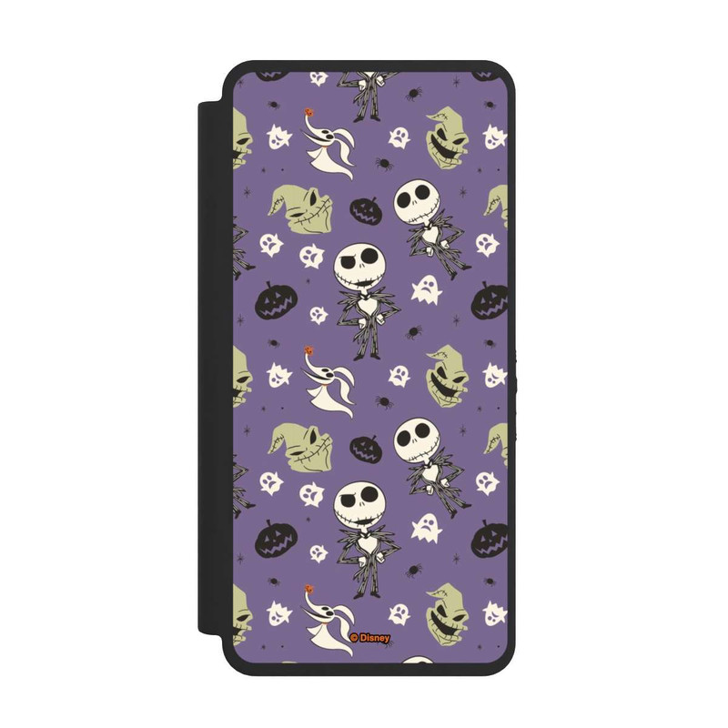 Galaxy S26 Ultra NIVOflip Jack Purple Pattern Tim Burtons Nightmare before Christmas