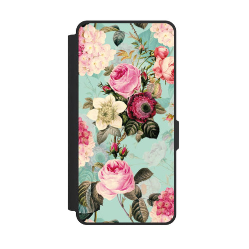 Samsung Galaxy S26 Ultra NIVOflip Turquoise Wallpaper Roses