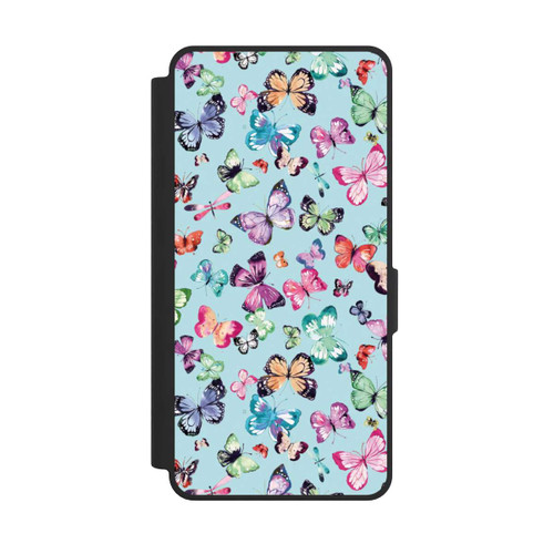 Samsung Galaxy S26 Ultra NIVOflip Butterflies Pink Orange Blue