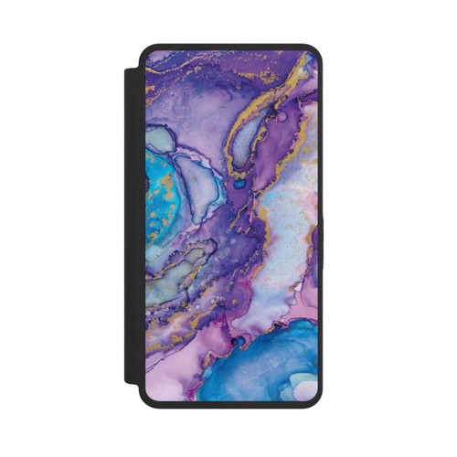 Samsung Galaxy S26 Ultra NIVOflip Purple und Blue Swirl Ink