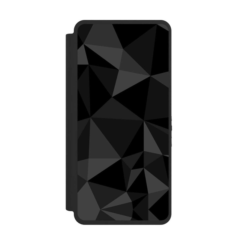 Galaxy S26 Ultra NIVOflip Polygonmuster schwarz