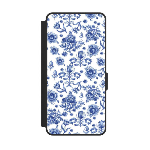 Samsung Galaxy S26 Ultra NIVOflip Blaues Blumenmuster