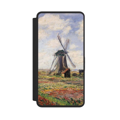 Samsung Galaxy S26 Ultra NIVOflip Tulip Fields with the Rijnsburg Windmil by Claude Monet