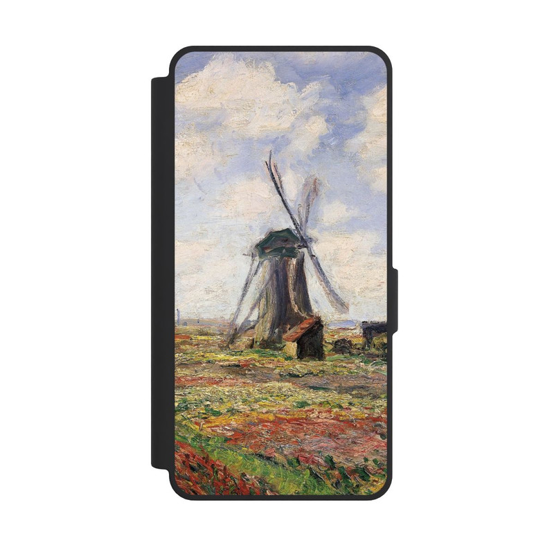 Galaxy S26 Ultra NIVOflip Tulpenfelder mit der Rijnsburger Windmühle von Claude Monet
