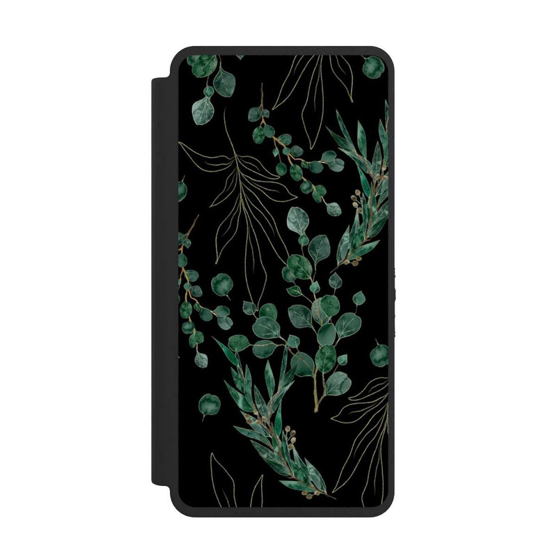 Galaxy S26 Ultra NIVOflip Eukalyptusblätter schwarz