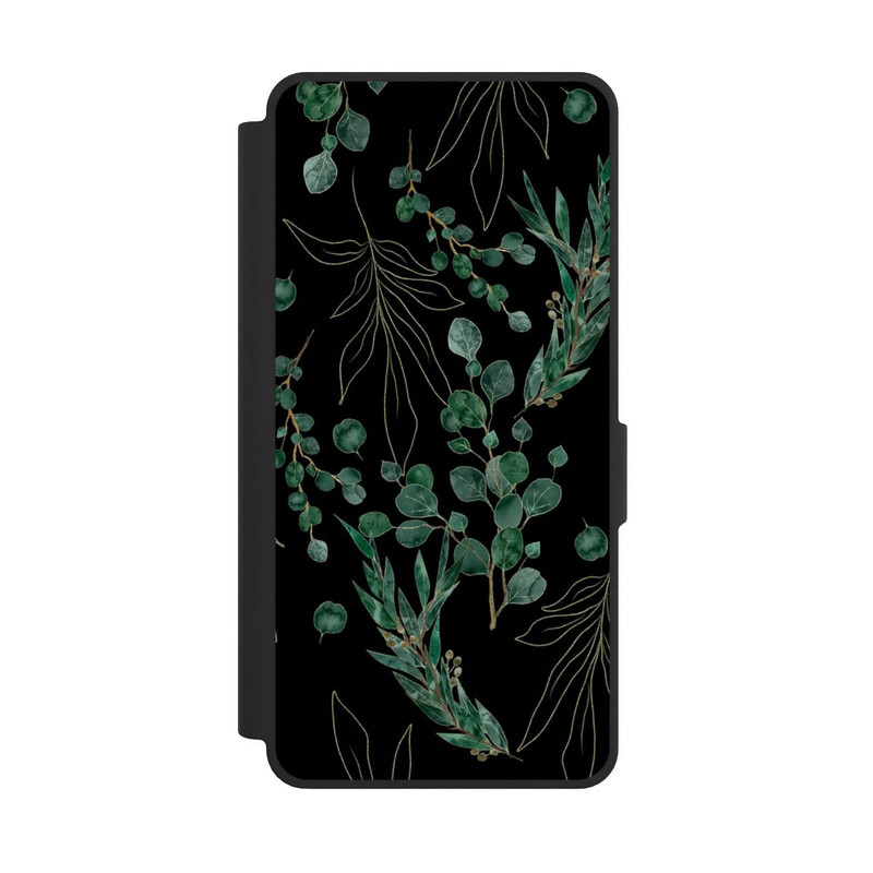 Galaxy S26 Ultra NIVOflip Eukalyptusblätter schwarz