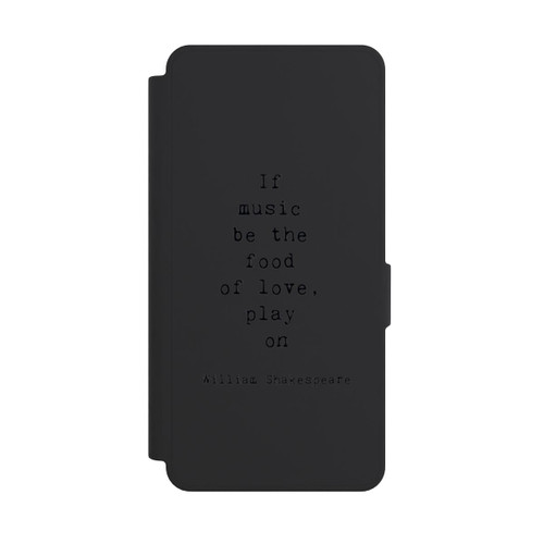 Samsung Galaxy S26 Ultra NIVOflip Shakespeare Music Food Transparent