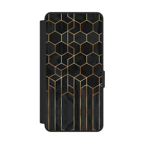 Samsung Galaxy S26 Ultra NIVOflip Hexagones noirs