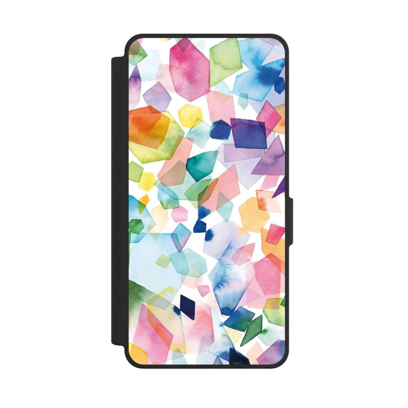 Galaxy S26 Ultra NIVOflip Diamants de pierres précieuses aquarelle colorées