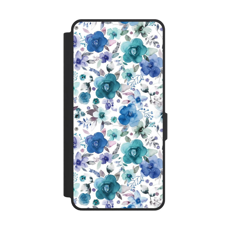 Galaxy S26 Ultra NIVOflip Winterblumensträuße Blau