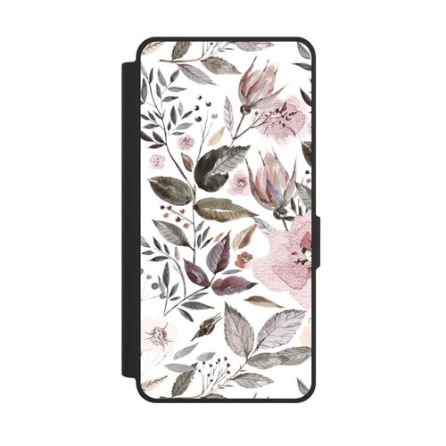 Samsung Galaxy S26 Ultra NIVOflip Aquarell braune Rosenblüten