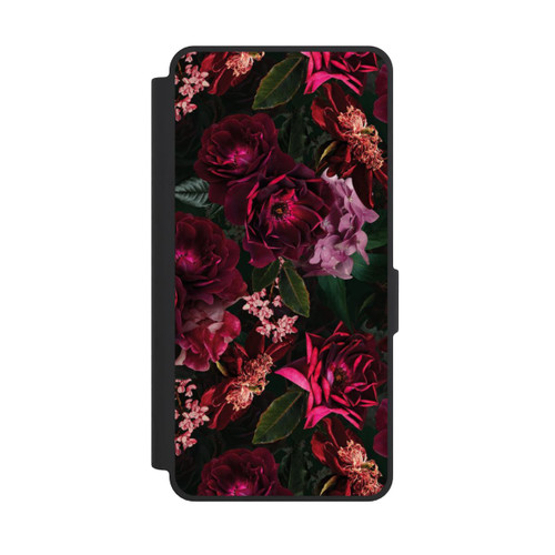 Samsung Galaxy S26 Ultra NIVOflip Dunkle romantische Vintage Rosen und Pfingstrosen