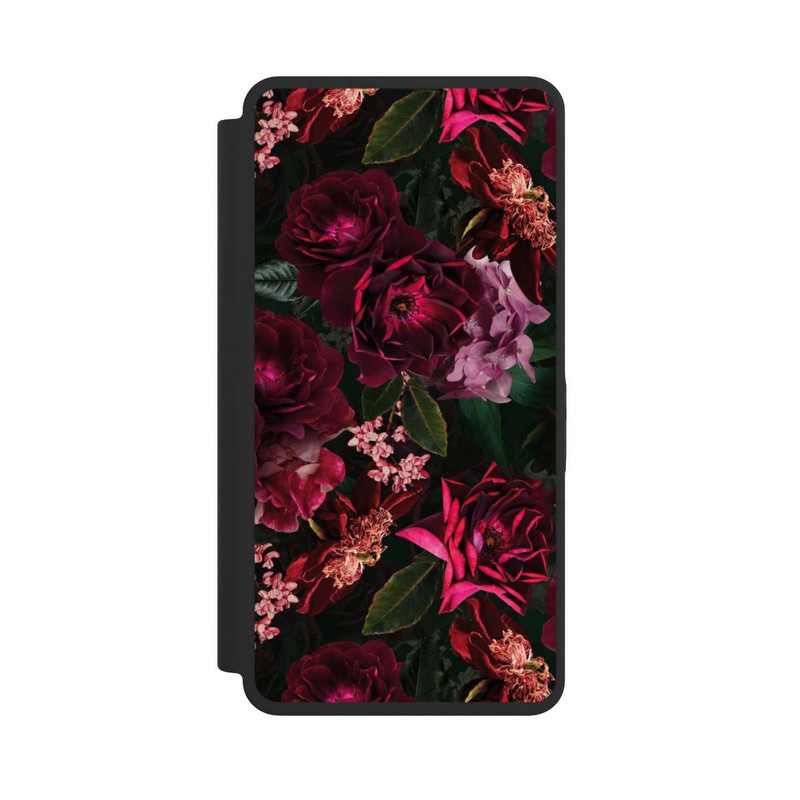 Galaxy S26 Ultra NIVOflip Dark Red and Pink Flowers