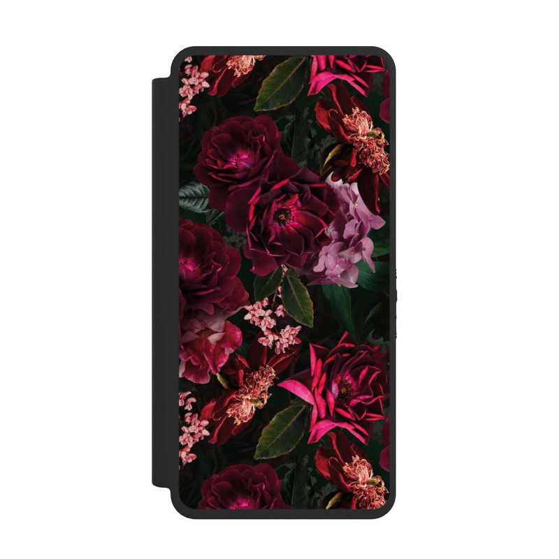 Galaxy S26 Ultra NIVOflip Dunkelrote und rosa Blüten