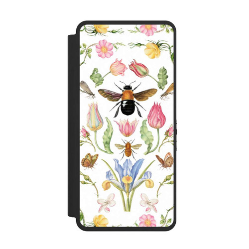 Samsung Galaxy S26 Ultra NIVOflip Wildblumen mit Biene weiß