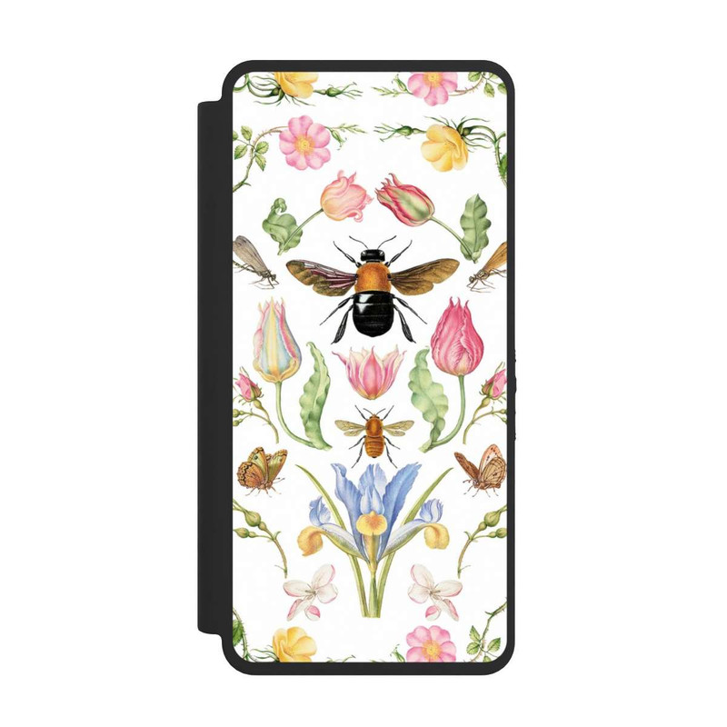 Galaxy S26 Ultra NIVOflip Wildblumen mit Biene weiß