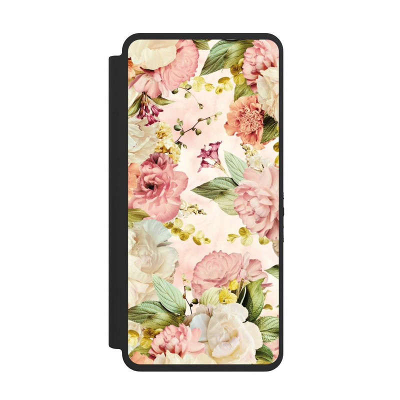 Galaxy S26 Ultra NIVOflip Blumenrahmen Pfingstrosen Beige