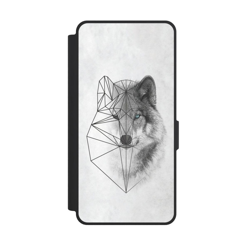 Galaxy S26 Ultra NIVOflip Polygonaler Wolf