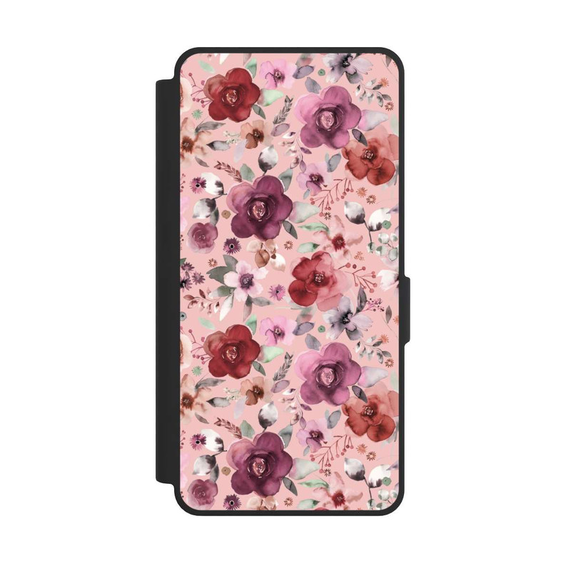 Galaxy S26 Ultra NIVOflip Üppiger romantischer Blumenstrauß rosa