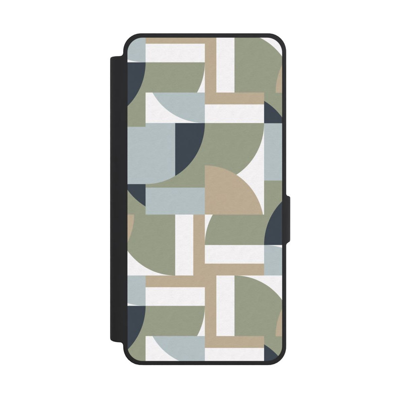 Galaxy S26 Ultra NIVOflip Futuristische Bauhaus Polygone Beige