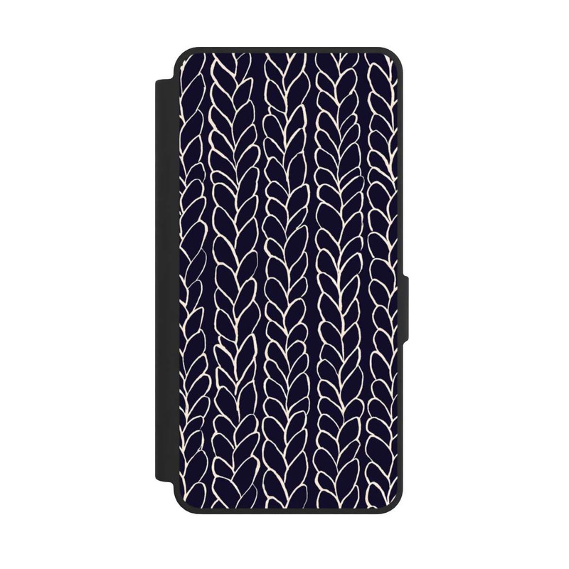 Galaxy S26 Ultra NIVOflip Tresses En Laine Dessins Marine