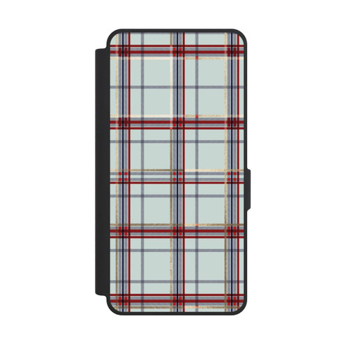 Samsung Galaxy S26 Ultra NIVOflip Tartan Blue