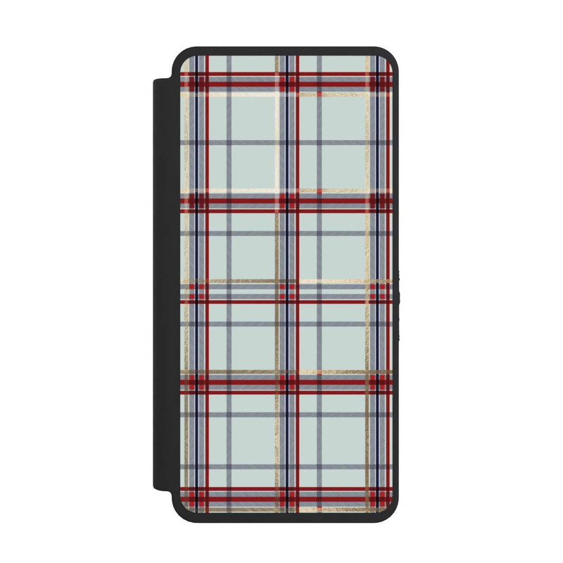 Galaxy S26 Ultra NIVOflip Tartan Blau