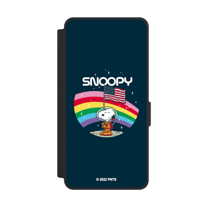 Galaxy S26 Ultra NIVOflip Snoopy Weltraumreisender Regenbogen
