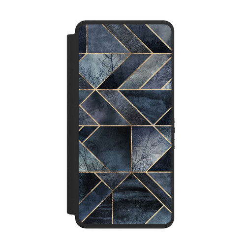 Samsung Galaxy S26 Ultra NIVOflip Abstraktes Natur-Dunkelblau